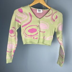 Princess Polly cropped cardigan sweater